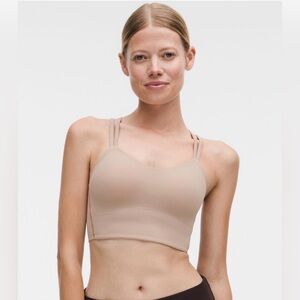 Lululemon Like a Cloud Longline Bra, B/C Cup, Size 12 Nutmeg